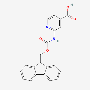 2-((((9h-Fluoren-9-yl)methoxy)carbonyl)amino)isonicotinic acid