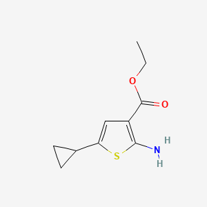 Ethyl 2-amino-5-cyclopropylthiophene-3-carboxylate