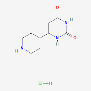 6-(Piperidin-4-yl)pyrimidine-2,4-diolhydrochloride