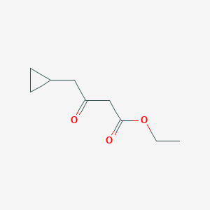 molecular formula C9H14O3 B1357962 4-环丙基-3-氧代丁酸乙酯 CAS No. 630399-84-7