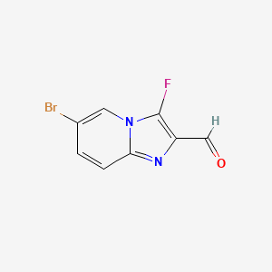 6-Bromo-3-fluoroimidazo[1,2-a]pyridine-2-carbaldehyde