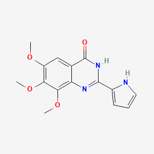 6,7,8-trimethoxy-2-(1H-pyrrol-2-yl)-3,4-dihydroquinazolin-4-one