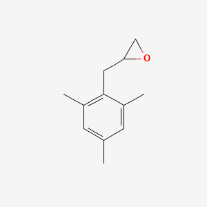 molecular formula C12H16O B13579660 2-[(2,4,6-Trimethylphenyl)methyl]oxirane CAS No. 24344-12-5