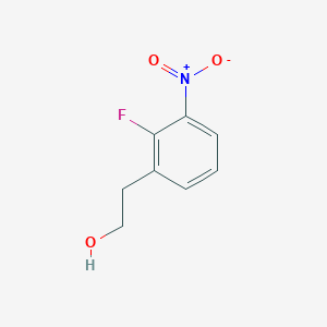 molecular formula C8H8FNO3 B13579674 2-(2-Fluoro-3-nitrophenyl)ethan-1-ol 