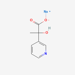 Sodium2-hydroxy-2-(pyridin-3-yl)propanoate