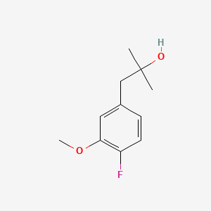 1-(4-Fluoro-3-methoxyphenyl)-2-methylpropan-2-ol