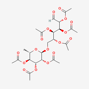 molecular formula C26H36O17 B1357970 Heptaacetylrutinose CAS No. 55325-25-2