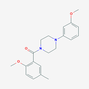 1-(2-Methoxy-5-methylbenzoyl)-4-(3-methoxyphenyl)piperazine