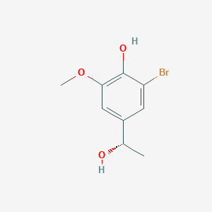 2-Bromo-4-[(1s)-1-hydroxyethyl]-6-methoxyphenol