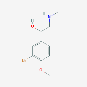 1-(3-Bromo-4-methoxyphenyl)-2-(methylamino)ethan-1-ol