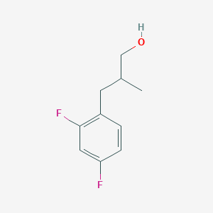 molecular formula C10H12F2O B13579786 3-(2,4-Difluorophenyl)-2-methylpropanol 