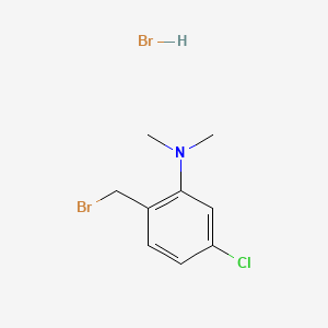 2-(bromomethyl)-5-chloro-N,N-dimethylaniline hydrobromide