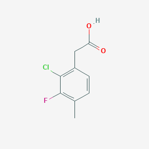 2-(2-Chloro-3-fluoro-4-methylphenyl)acetic acid