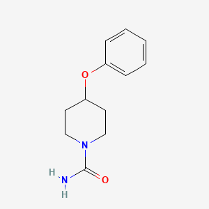 molecular formula C12H16N2O2 B13579861 4-Phenoxypiperidine-1-carboxamide 