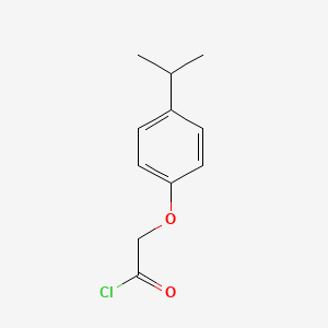 molecular formula C11H13ClO2 B1357989 (4-异丙苯氧基)乙酰氯 CAS No. 223128-33-4