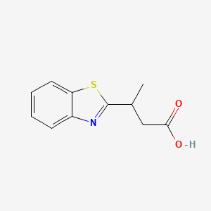 3-(1,3-Benzothiazol-2-yl)butanoic acid