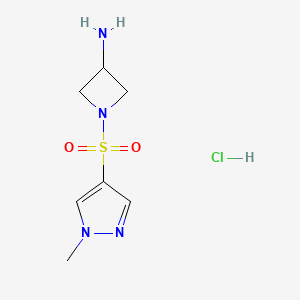 1-[(1-methyl-1H-pyrazol-4-yl)sulfonyl]azetidin-3-aminehydrochloride