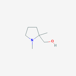 molecular formula C7H15NO B13579912 (1,2-Dimethylpyrrolidin-2-yl)methanol CAS No. 100742-04-9