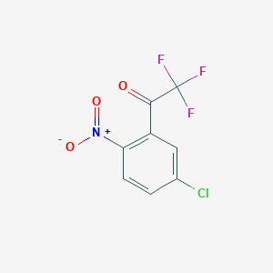 1-(5-Chloro-2-nitrophenyl)-2,2,2-trifluoroethan-1-one