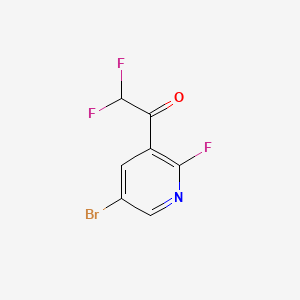 1-(5-Bromo-2-fluoropyridin-3-yl)-2,2-difluoroethan-1-one