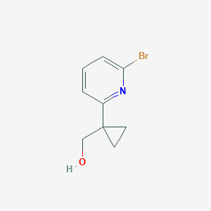 (1-(6-Bromopyridin-2-yl)cyclopropyl)methanol