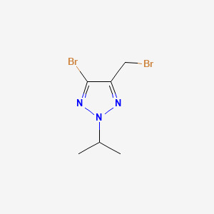 4-bromo-5-(bromomethyl)-2-(propan-2-yl)-2H-1,2,3-triazole