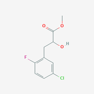 Methyl 3-(5-chloro-2-fluorophenyl)-2-hydroxypropanoate