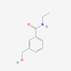 molecular formula C10H13NO2 B13579978 N-ethyl-3-(hydroxymethyl)benzamide CAS No. 105394-84-1