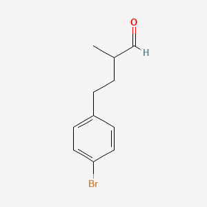 4-(4-Bromophenyl)-2-methylbutanal