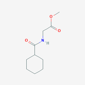 molecular formula C10H17NO3 B13580029 Methyl 2-(cyclohexylformamido)acetate 