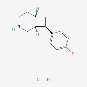 rac-(1R,6S,8R)-8-(4-fluorophenyl)-3-azabicyclo[4.2.0]octanehydrochloride