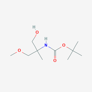 tert-butyl N-(1-hydroxy-3-methoxy-2-methylpropan-2-yl)carbamate