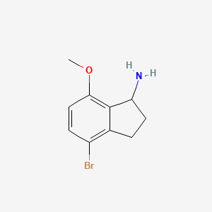 4-bromo-7-methoxy-2,3-dihydro-1H-inden-1-amine