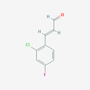 3-(2-Chloro-4-fluorophenyl)acrylaldehyde