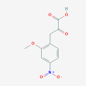 3-(2-Methoxy-4-nitrophenyl)-2-oxopropanoic acid