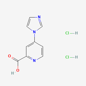 4-(1H-imidazol-1-yl)pyridine-2-carboxylicaciddihydrochloride