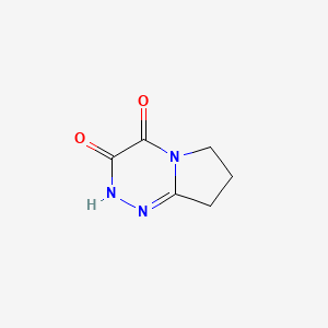 2H,3H,4H,6H,7H,8H-pyrrolo[2,1-c][1,2,4]triazine-3,4-dione