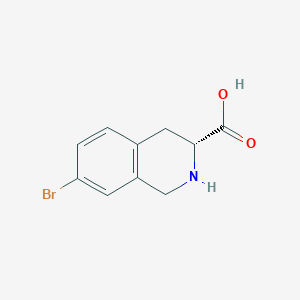 (3r)-7-Bromo-1,2,3,4-tetrahydroisoquinoline-3-carboxylic acid