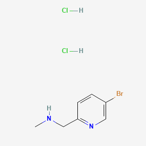 [(5-Bromopyridin-2-yl)methyl](methyl)amine dihydrochloride