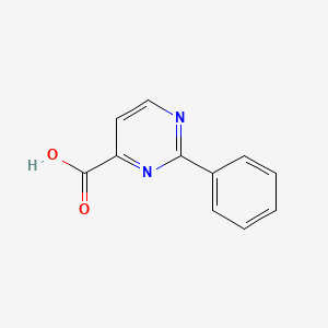 molecular formula C11H8N2O2 B1358024 2-苯基嘧啶-4-羧酸 CAS No. 16879-53-1