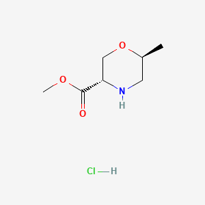 methyl(3S,6S)-6-methylmorpholine-3-carboxylatehydrochloride