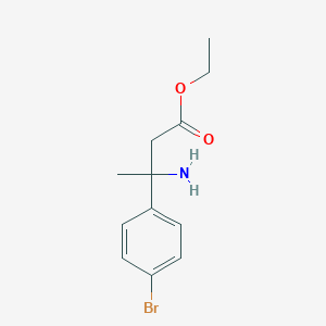 Ethyl 3-amino-3-(4-bromophenyl)butanoate