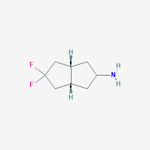 rel-(3AR,6aS)-5,5-difluorooctahydropentalen-2-amine