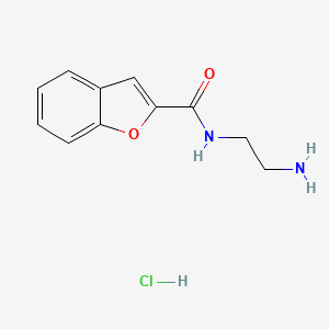 N-(2-aminoethyl)-1-benzofuran-2-carboxamidehydrochloride