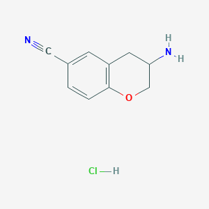 3-Amino-chroman-6-carbonitrile hydrochloride