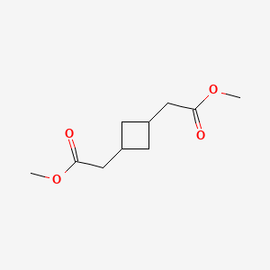 Dimethyl 2,2'-(cyclobutane-1,3-diyl)diacetate