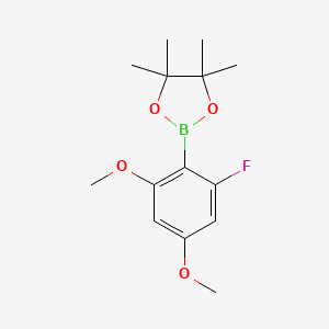 2-(2-Fluoro-4,6-dimethoxyphenyl)-4,4,5,5-tetramethyl-1,3,2-dioxaborolane