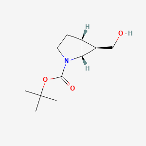 molecular formula C11H19NO3 B13580521 rac-tert-butyl(1R,5R,6R)-6-(hydroxymethyl)-2-azabicyclo[3.1.0]hexane-2-carboxylate 