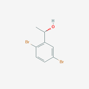 (1S)-1-(2,5-dibromophenyl)ethan-1-ol