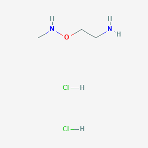 molecular formula C3H12Cl2N2 B1358063 2-((甲基氨基)氧基)乙胺二盐酸盐 CAS No. 1187830-44-9